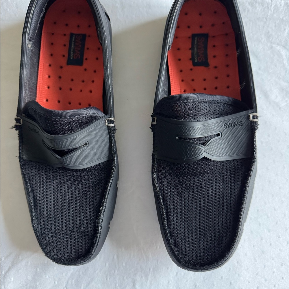 Swims Black and Orange Men's Loafers